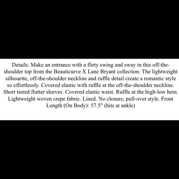 NWT Lane Bryant Beauticurve rare brushstroke dress - Picture 7 of 7